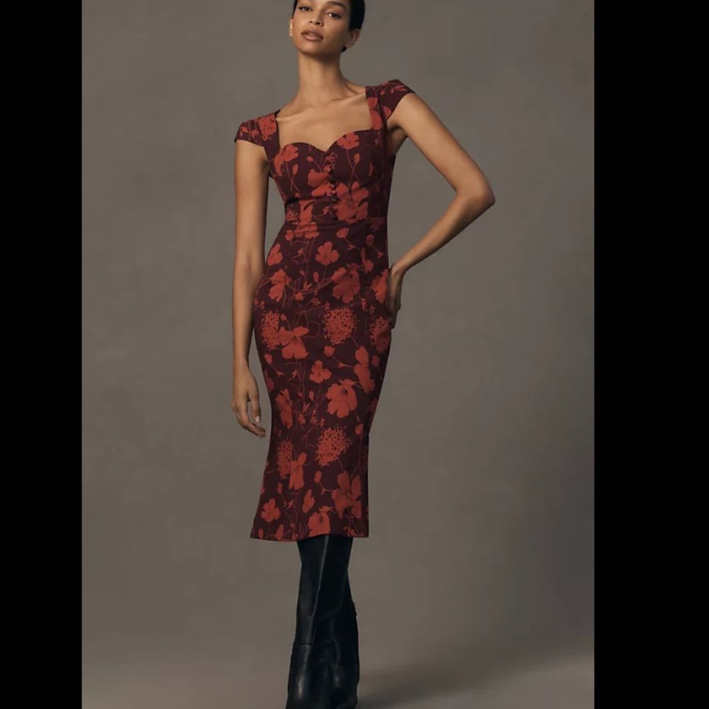 THE CECILY FIT & FLARE SWEETHEART DRESS BY MAEVE